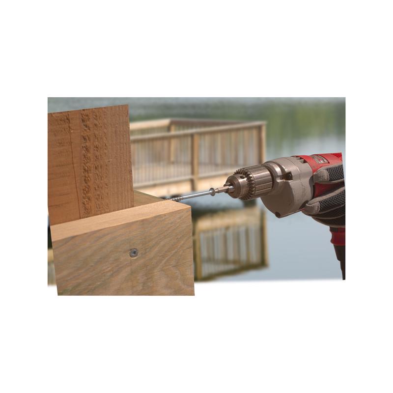 Simpson Strong-Tie No. 8 Sizes X 2-1/2 in. L Square Bugle Head Deck Screws 22 lb 2000 pk