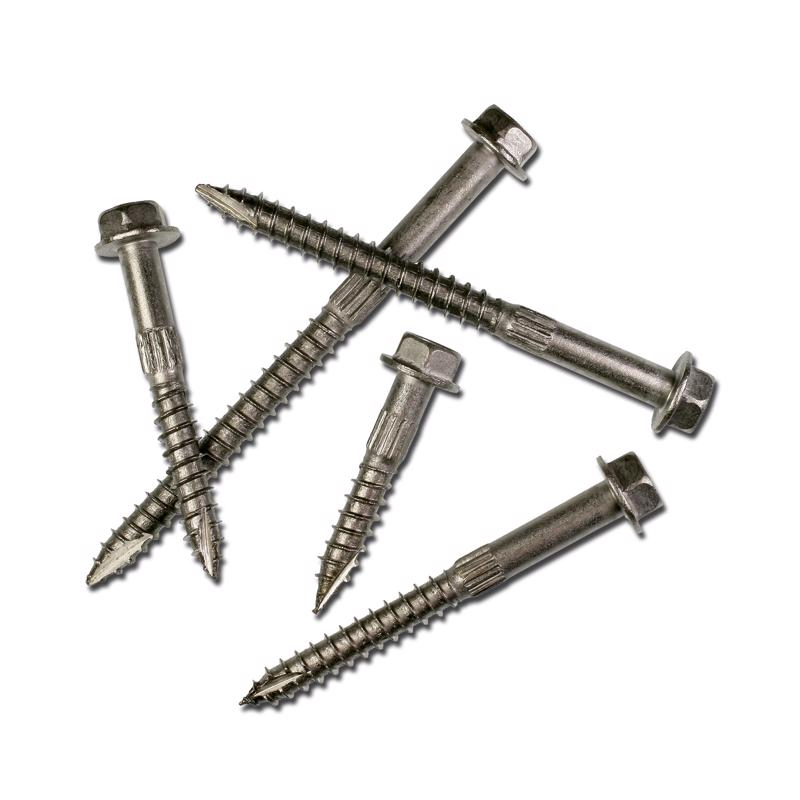 Simpson Strong-Tie Strong-Drive No. 3 Sizes X 3-1/2 in. L Star Hex Head Serrated Structural Screws