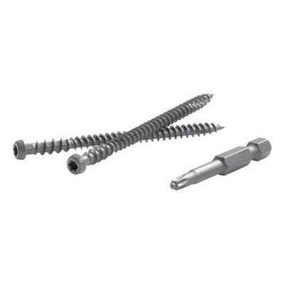 FastenMaster TrapEase No. 20 X 2-1/2 in. L Tiki Torch Torx Ttap Star Head Composite Deck Screws 75 p
