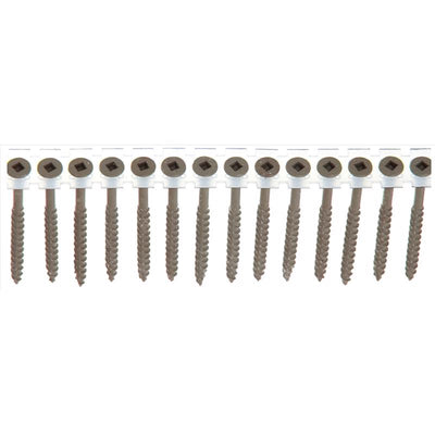 Senco DuraSpin No. 8 Sizes X 2-1/2 in. L Square Square Head Deck Screws 800 pk