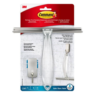 3M Command Small Metal Bath Squeegee