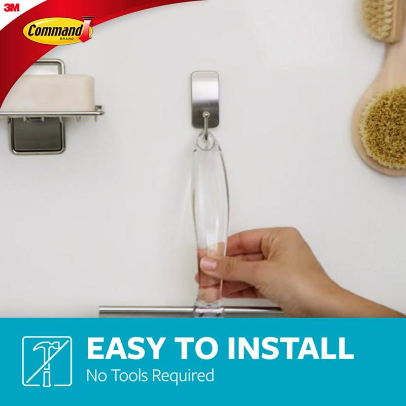 3M Command Small Metal Bath Squeegee