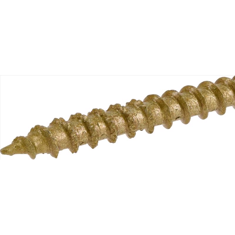 HILLMAN Power Pro No. 9 in. X 2-1/2 in. L Bronze Star Flat Head Premium Deck Screws 1 lb 88 pk