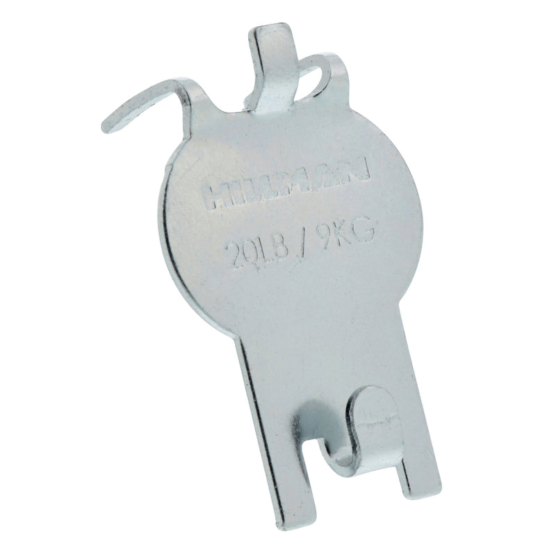 HILLMAN High & Mighty Gray Hanger Picture Hanger 20 lb 2 pc