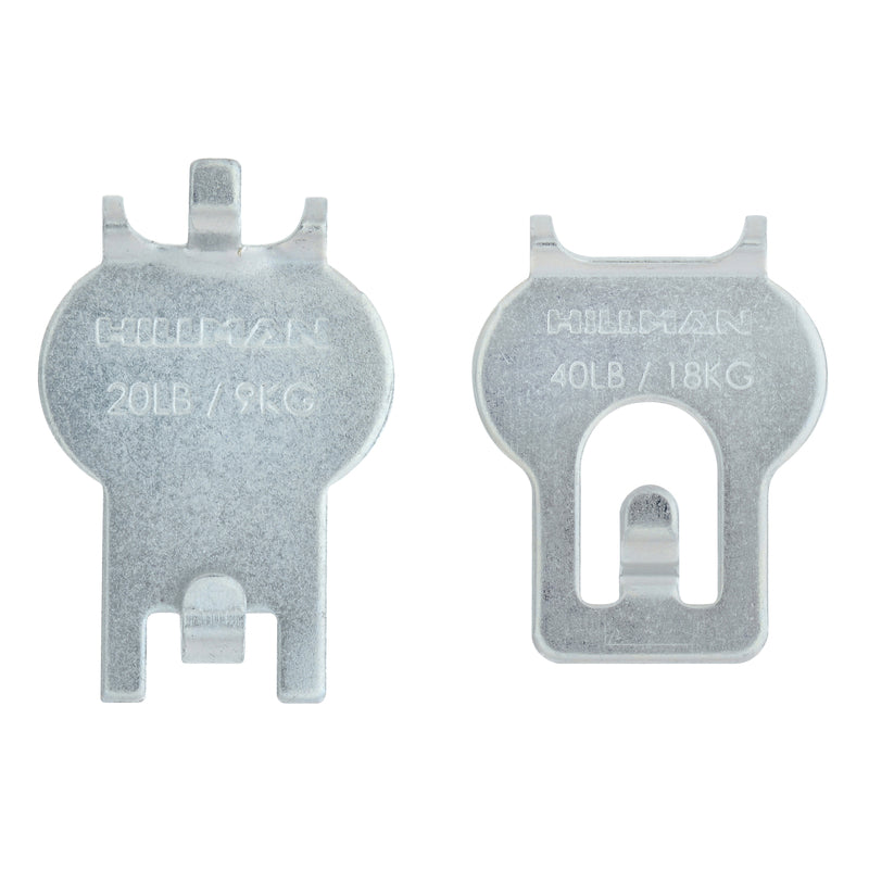 HILLMAN High & Mighty Gray Hanger Picture Hanger 20 lb 8 pk