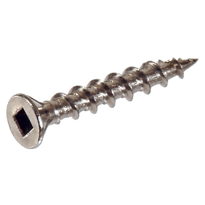 HILLMAN Deck Plus No. 8 Ga. X 2 in. L Silver Star Flat Head Deck Screws 25 pk
