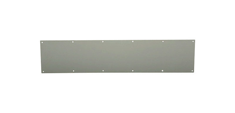 Ives 34 in. L Satin Gray Stainless Steel Push Plate