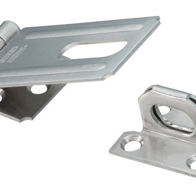 National Hardware Stainless Steel 3-1/4 in. L Safety Hasp