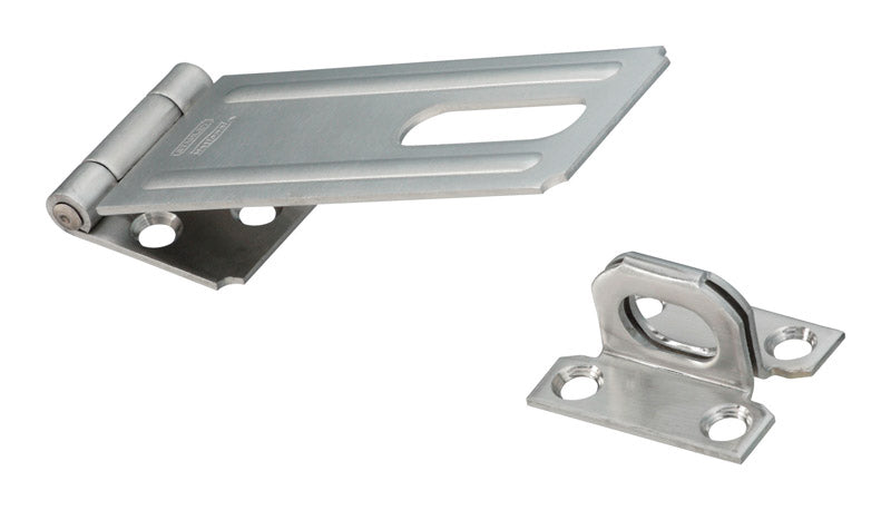 National Hardware Stainless Steel 4-1/2 in. L Safety Hasp