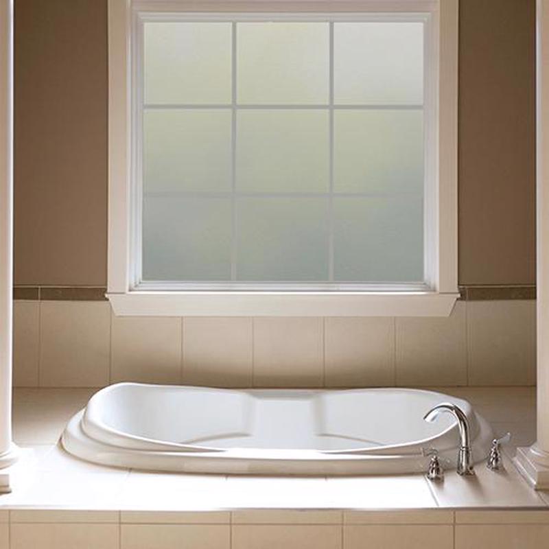 Gila Privacy Control Clear Frosted Glass Indoor Window Film 36 in. W X 78 in. L