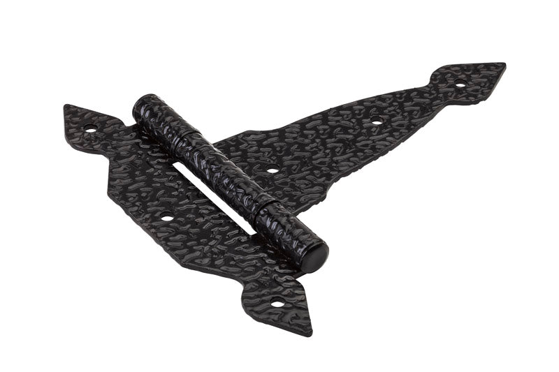 National Hardware 1/8 in. W X 6 in. L Black Steel Spear T Hinge