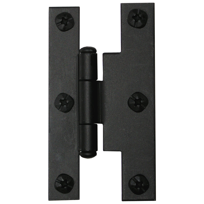 Acorn 1-11/16 in. W Iron Black Iron H-L Hinge