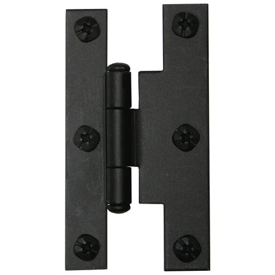 Acorn 1-11/16 in. W Iron Black Iron H-L Hinge