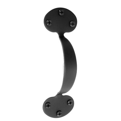 Acorn Rustic Traditional Door Pull Black