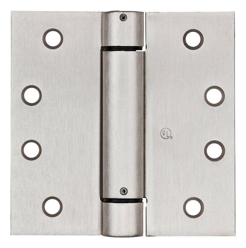 National Hardware 4 in. L Satin Nickel Spring Hinge