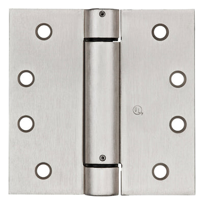 National Hardware 4 in. L Satin Nickel Spring Hinge