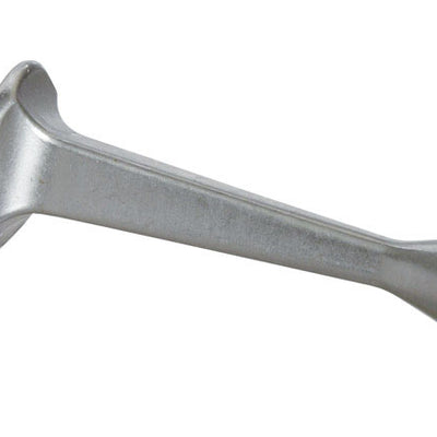 National Hardware Zinc w/Rubber Tip Satin Nickel Silver Rigid Door Stop Mounts to wall .7 in.