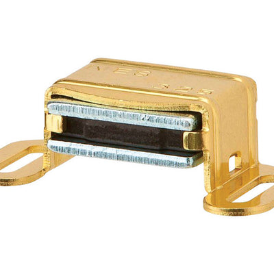 Ives 0.6 in. H X 3.1 in. W X 1 in. D Polished Brass Aluminum Magnetic Catch