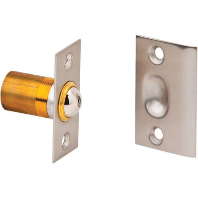 Ives 2.13 in. H X 1 in. W X 1.38 in. D Satin Nickel Brass Ball Catch