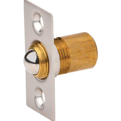 Ives 1.5 in. H X 0.75 in. W X 1 in. D Satin Nickel Brass Ball Catch