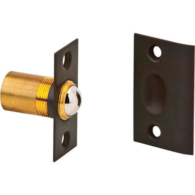 Ives 2.13 in. H X 1 in. W X 1.38 in. D Oil Rubbed Bronze Brass Ball Catch