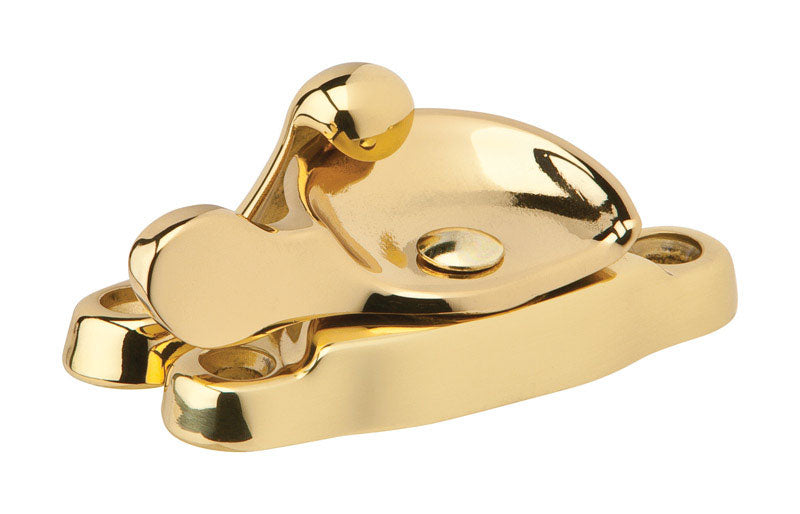 Ives Polished Brass Brass Window Lock