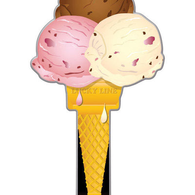 Lucky Line Key Shapes Ice Cream House Key Blank SC1 Single For Schlage