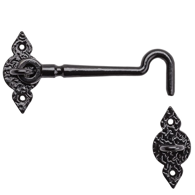 National Hardware 6 in. L Black Steel Gate Hook