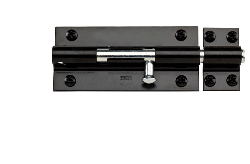 National Hardware 8 in. L Black Steel Heavy Duty Barrel Bolt