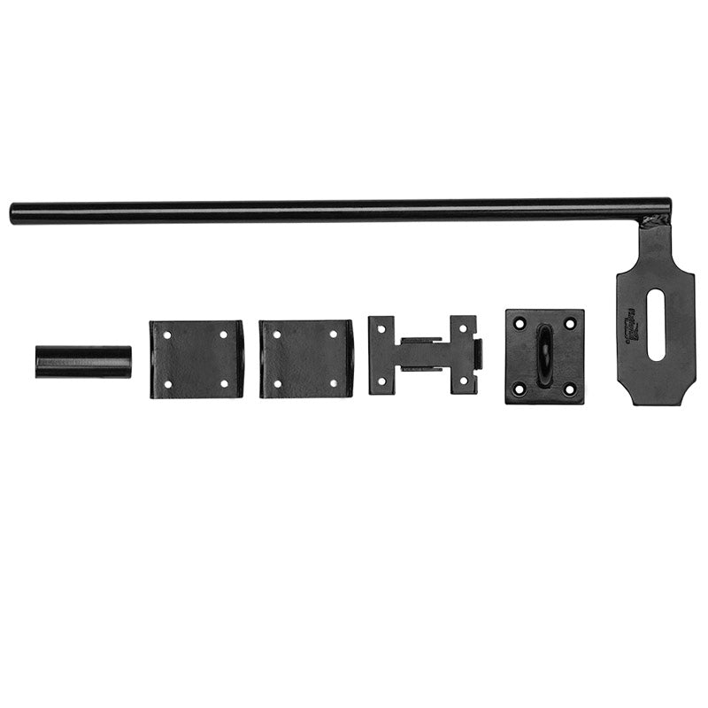 National Hardware 4.31 in. L Black Steel Cane Bolt