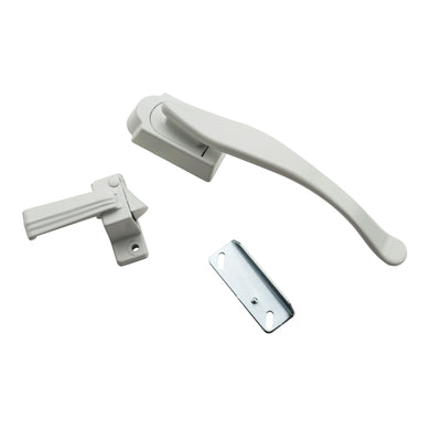National Hardware Zinc-Plated White Zinc Lever Latches