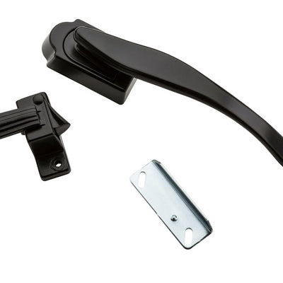 National Hardware Matte Black Zinc Lever Latches