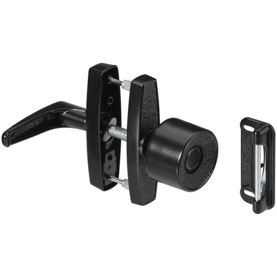 National Hardware Matte Black Zinc Universal Knob Latch