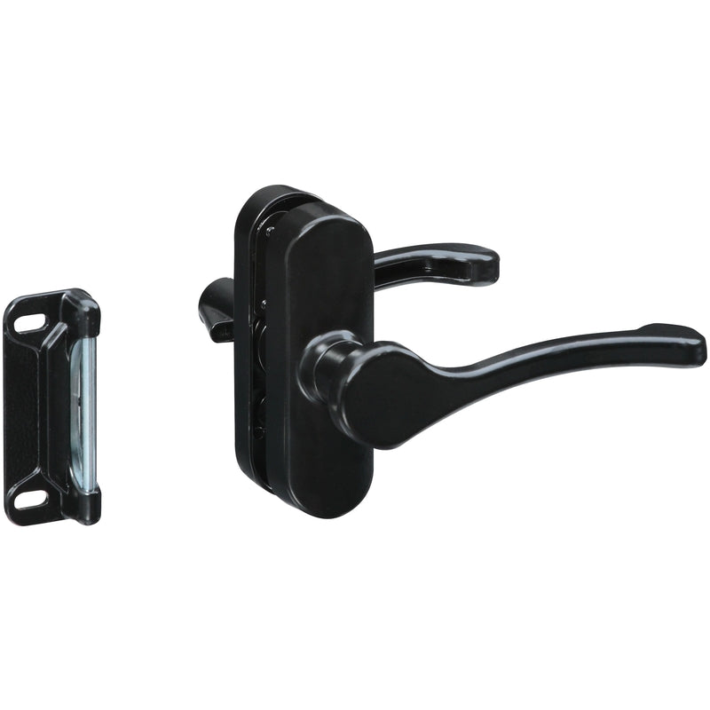National Hardware Matte Black Zinc Lever Latches