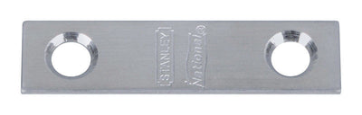 National Hardware .5 in. H X 1/2 in. W X 2 in. L Satin Stainless Steel Mending Brace