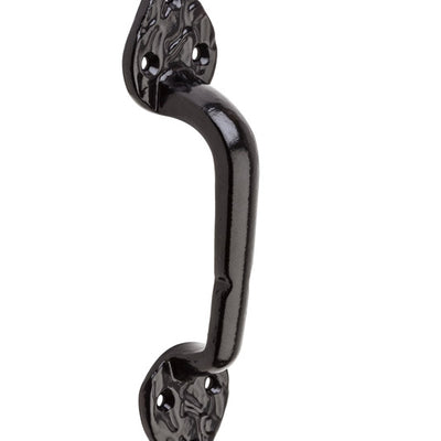 National Hardware 7-3/4 in. L Black Steel Gate Pull