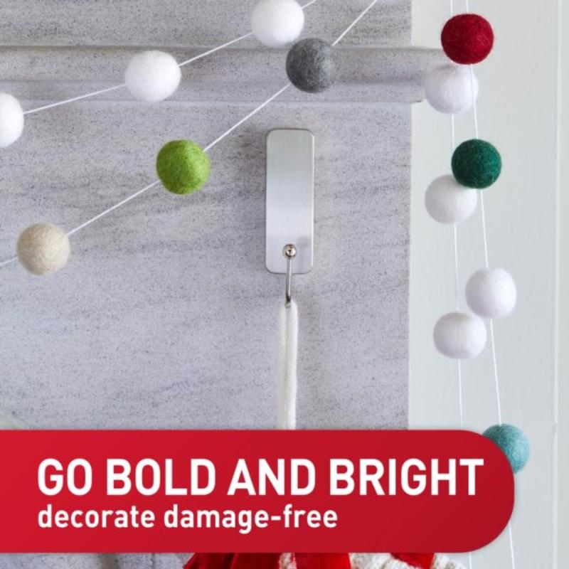 3M Command Medium Metal Hook 3.0 in. L