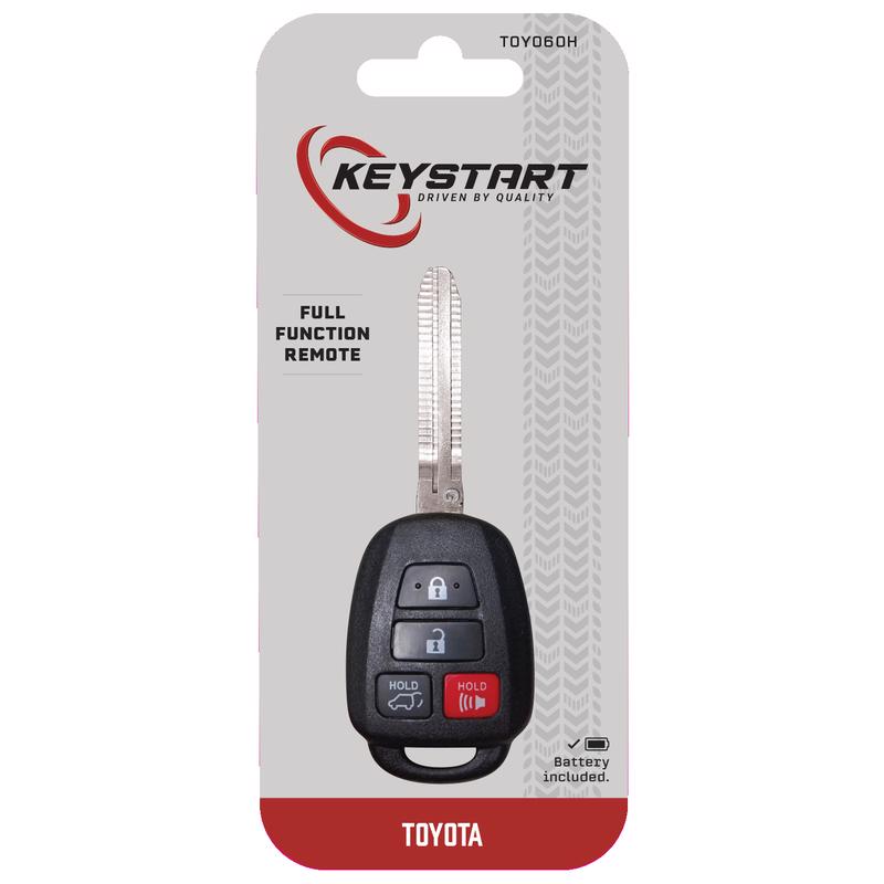 KeyStart TOY060 Advanced Security Automotive Remote HD Key Traditional Blade For Toyota
