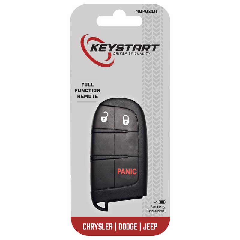 KeyStart MOP021 Advanced Security Automotive Smart Key Traditional Blade For Dodge Jeep