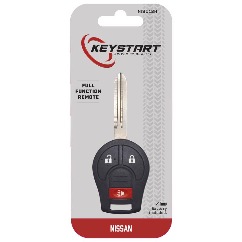 KeyStart NIS018 Advanced Security Automotive Remote HD Key Traditional Blade For Nissan Infiniti