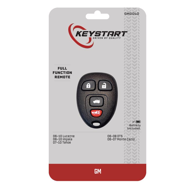 KeyStart GM004 Self Programmable Remote Automotive Remote HD Key Remote Only For General Motors