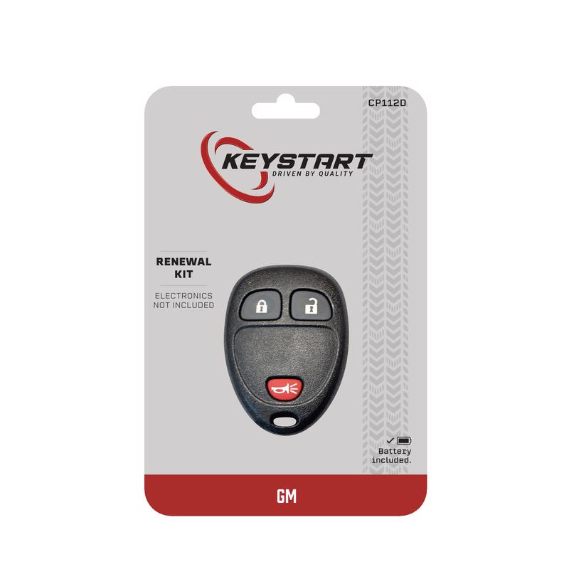 KeyStart CP112 Renewal KitAdvanced Remote Automotive Replacement Key Remote Only For General Motors