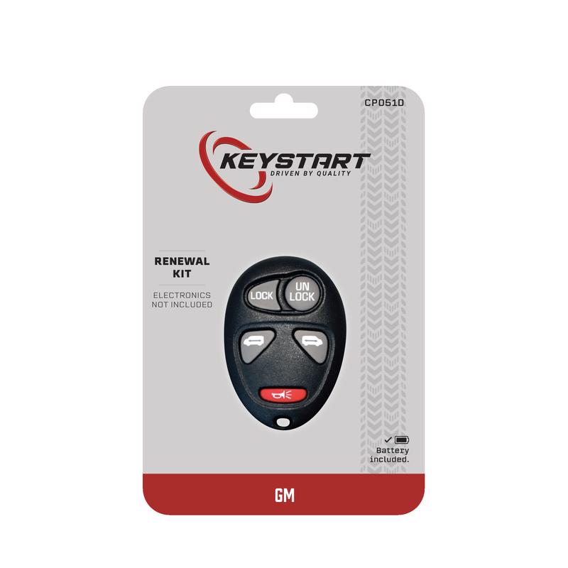 KeyStart CP051 Renewal KitAdvanced Remote Automotive Replacement Key Remote Only For General Motors