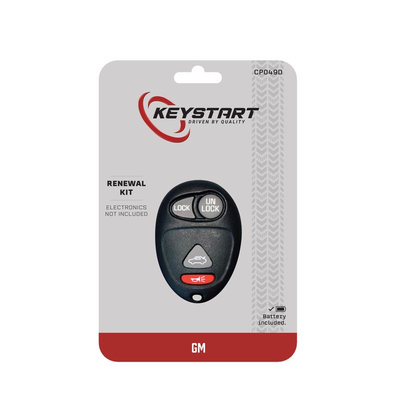 KeyStart CP049 Renewal KitAdvanced Remote Automotive Remote HD Key Remote Only For General Motors