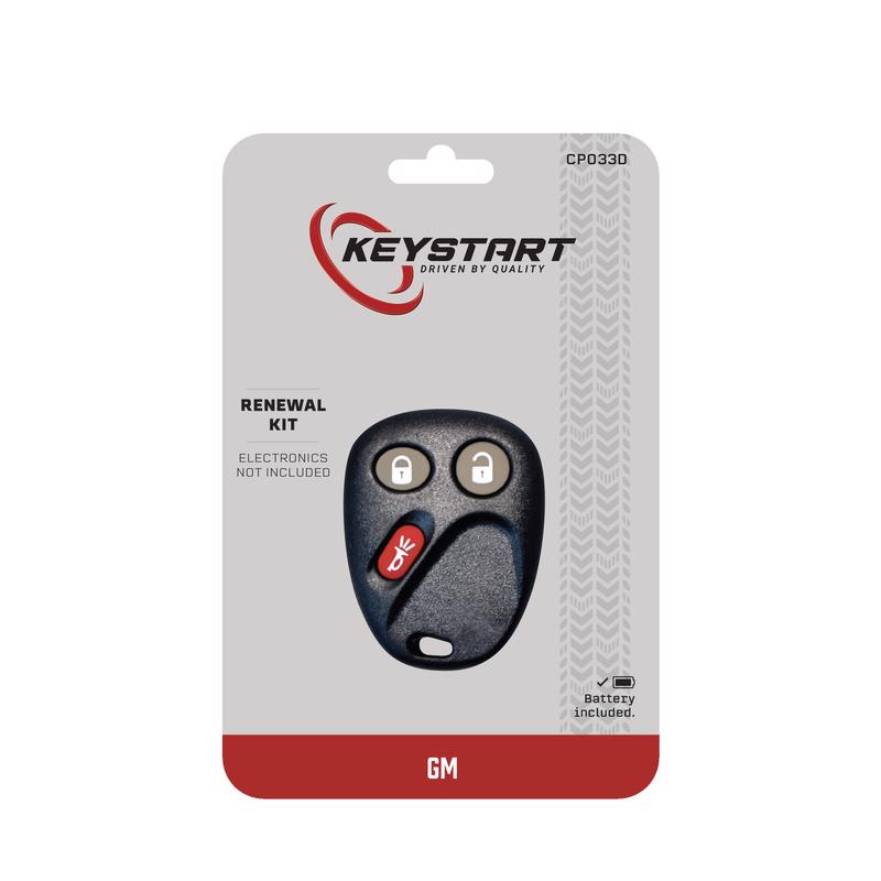 KeyStart CP033 Renewal KitAdvanced Remote Automotive Remote HD Key Remote Only For General Motors