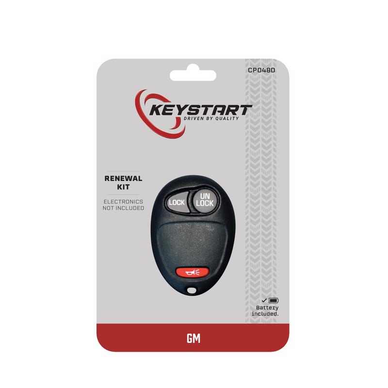 KeyStart CP048 Renewal KitAdvanced Remote Automotive Replacement Key Remote Only For General Motors