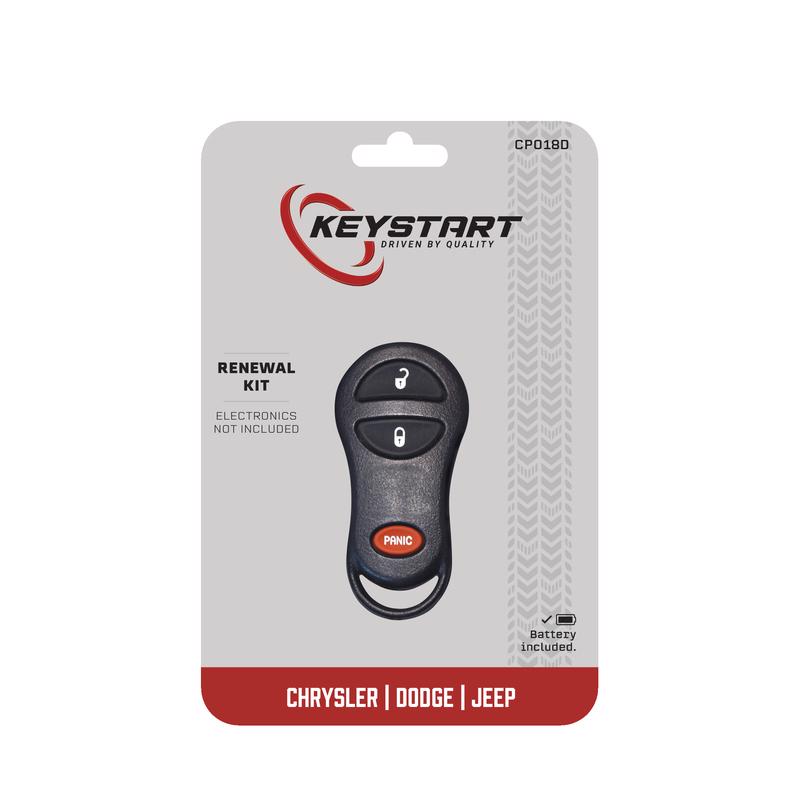 KeyStart CP018 Renewal KitAdvanced Remote Automotive Replacement Key Remote Only For Chrysler Dodge