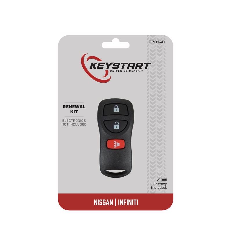 KeyStart CP014 Renewal KitAdvanced Remote Automotive Replacement Key Remote Only For Nissan Infiniti