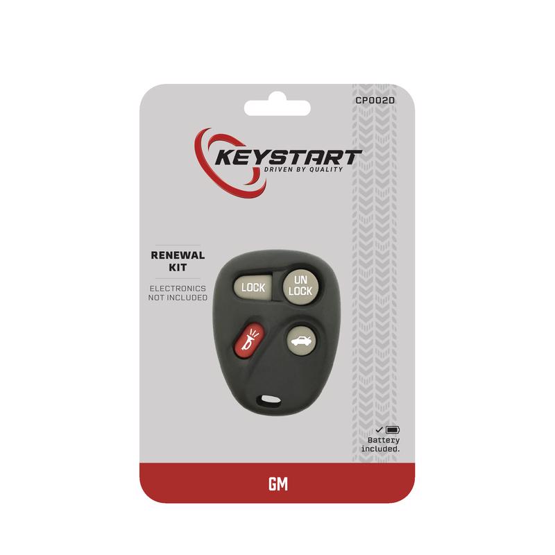 KeyStart CP002 Renewal KitAdvanced Remote Automotive Replacement Key Remote Only For General Motors