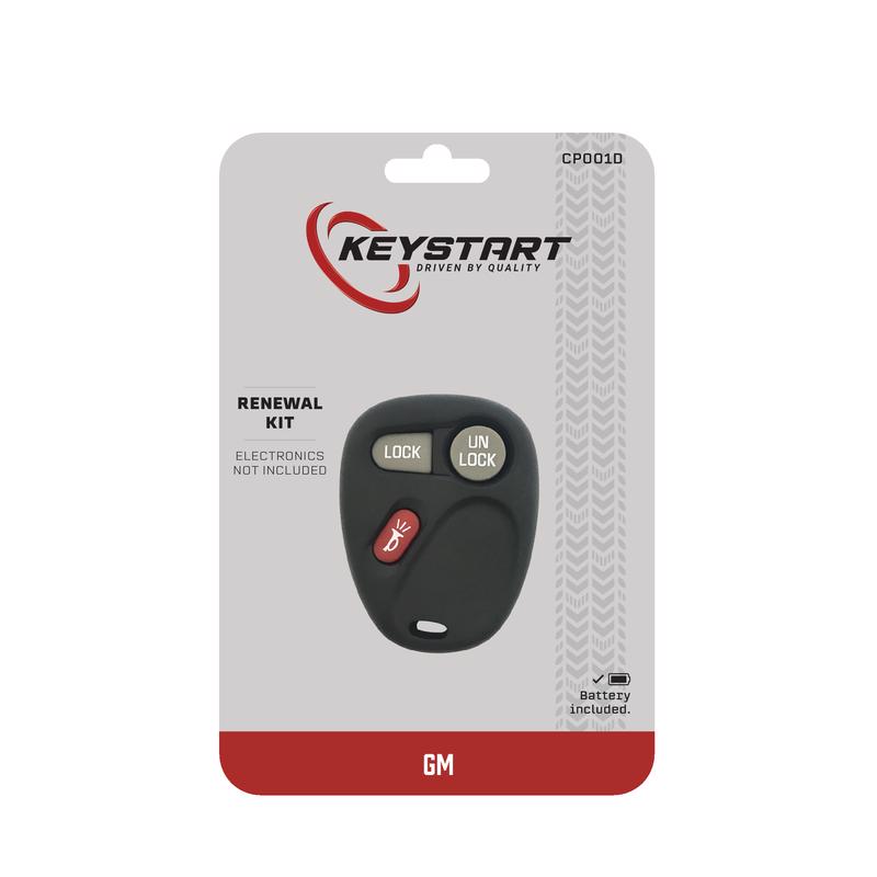 KeyStart CP001 Renewal KitAdvanced Remote Automotive Remote HD Key Remote Only For General Motors